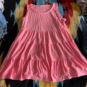 Mini hot pink dress (L)
